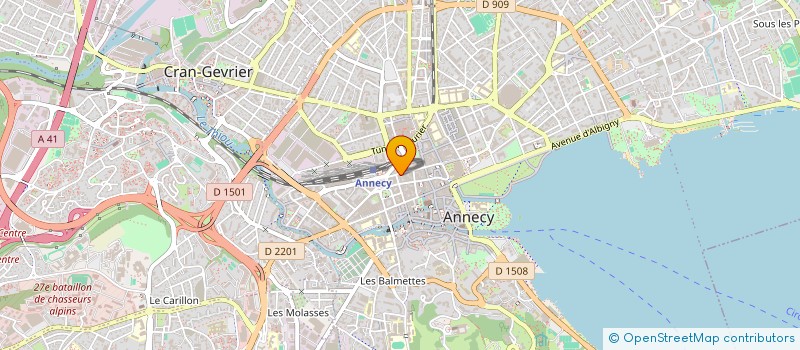 localisation de l'entreprise MONSIEUR NATAN WESTRELIN  ANNECY