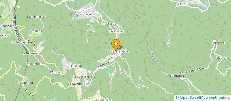 localisation de l'entreprise MONSIEUR NATANAEL DE CARVALHO  LA VERNAREDE