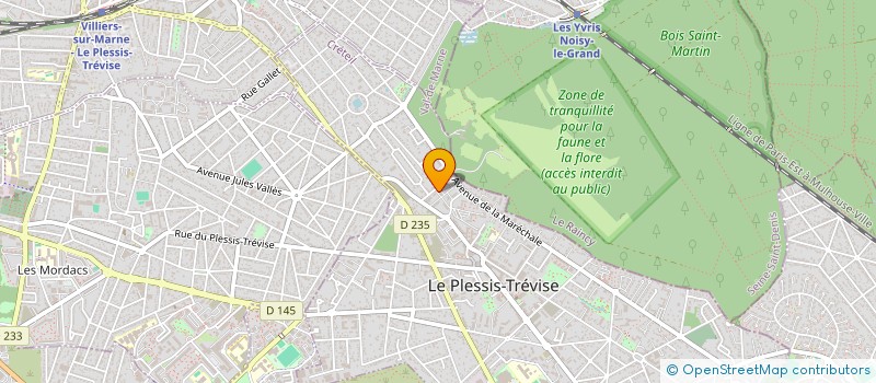 localisation de l'entreprise MONSIEUR NATANAEL PORQUERIO DA SILVA  LE PLESSIS-TREVISE