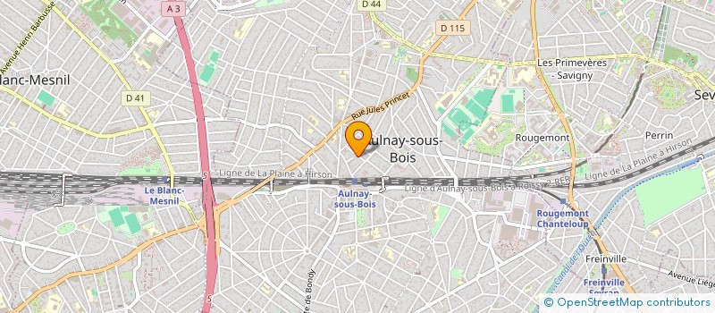 localisation de l'entreprise MONSIEUR NATANIEL FERNANDES SILVA à AULNAY-SOUS-BOIS
