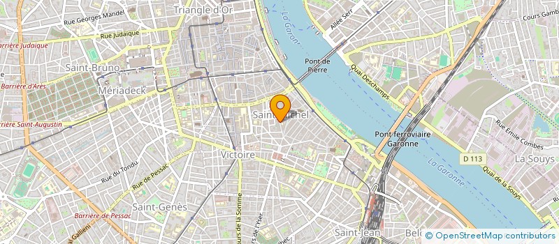 localisation de l'entreprise MONSIEUR NATHAEL COULOMBS  BORDEAUX