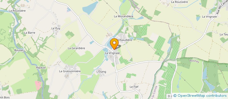 localisation de l'entreprise MONSIEUR NATHAEL GABORIEAU à LE TABLIER