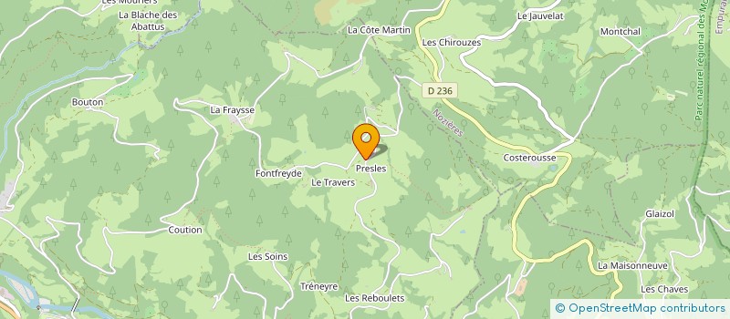 localisation de l'entreprise MONSIEUR NATHAEL REBOULLET  DESAIGNES