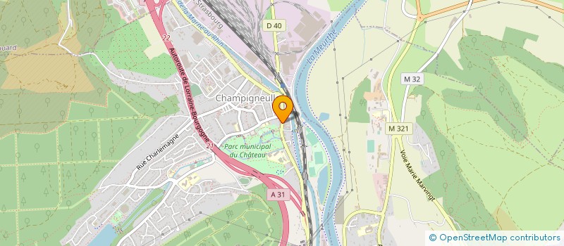 localisation de l'entreprise MONSIEUR NATHALIE BALDONI  CHAMPIGNEULLES