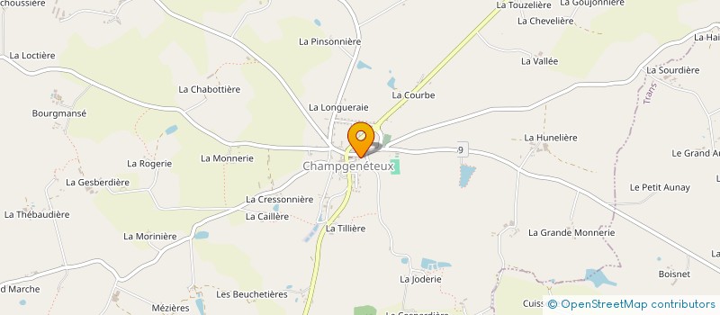 localisation de l'entreprise MONSIEUR NATHALIE LE GUEN  CHAMPGENETEUX