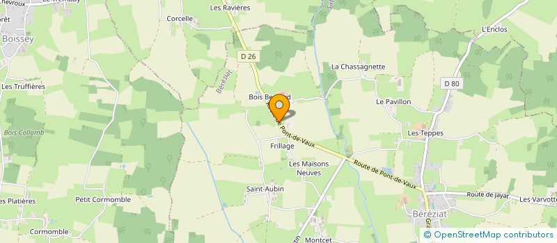 localisation de l'entreprise MONSIEUR NATHALIE MANDY à BEREZIAT