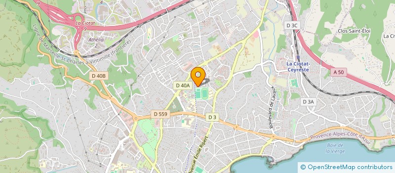 localisation de l'entreprise MONSIEUR NATHALIE SIROT  LA CIOTAT