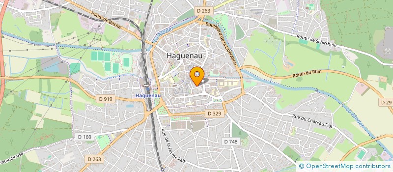 localisation de l'entreprise MONSIEUR NATHALIE TAESCH  HAGUENAU