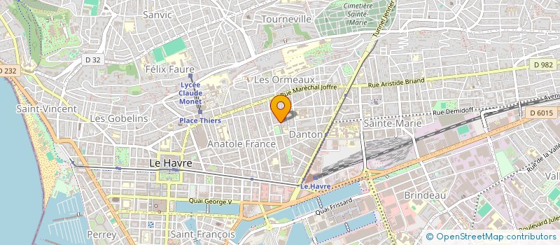 localisation de l'entreprise MONSIEUR NATHAN ALLIARD-HAZARD à LE HAVRE