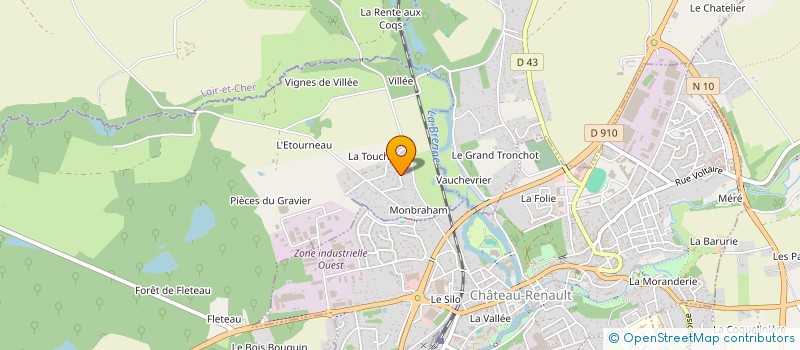 localisation de l'entreprise MONSIEUR NATHAN ALMERAS à LE BOULAY