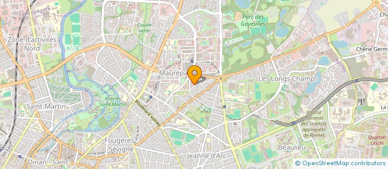 localisation de l'entreprise MONSIEUR NATHAN ANDRO  RENNES