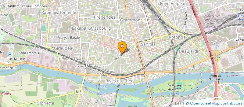 localisation de l'entreprise MONSIEUR NATHAN ARNAUD  TOURS