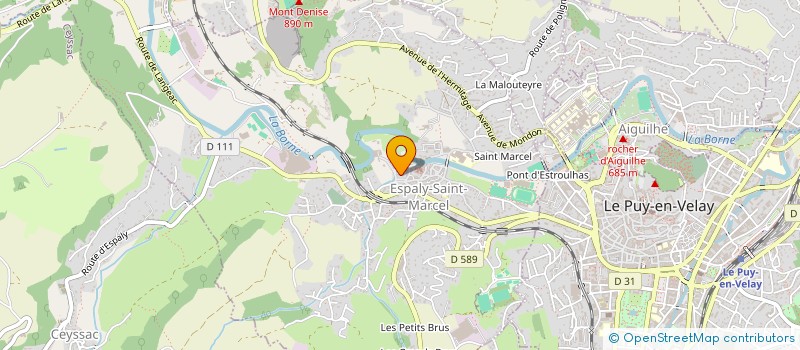 localisation de l'entreprise MONSIEUR NATHAN ARSAC  ESPALY-SAINT-MARCEL