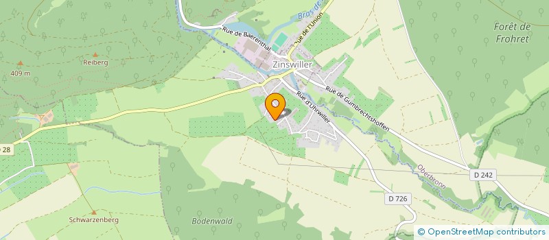 localisation de l'entreprise MONSIEUR NATHAN AVRIL  ZINSWILLER