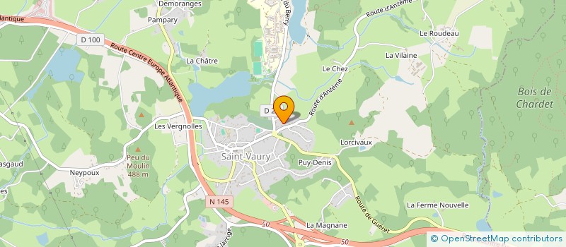 localisation de l'entreprise MONSIEUR NATHAN BADOUAILLE  SAINT-VAURY