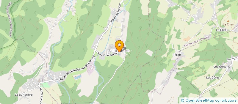 localisation de l'entreprise MONSIEUR NATHAN BAGNARD  SAINT-AUPRE