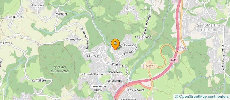 localisation de l'entreprise MONSIEUR NATHAN BAILLARGEA  ANNECY