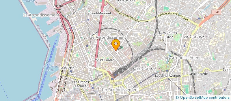 localisation de l'entreprise MONSIEUR NATHAN BALTZINGER à MARSEILLE