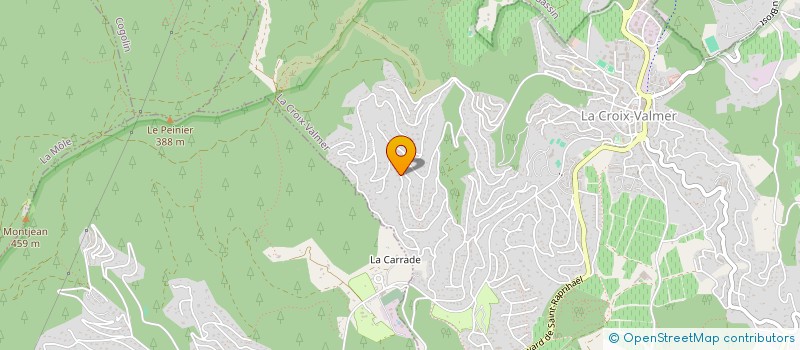 localisation de l'entreprise MONSIEUR NATHAN BARBE  LA CROIX-VALMER