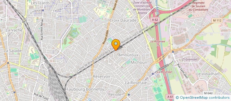 localisation de l'entreprise MONSIEUR NATHAN BECHECLOUX à TOULOUSE