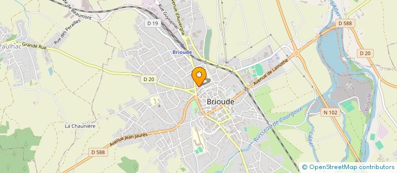 localisation de l'entreprise MONSIEUR NATHAN BEGUE  BRIOUDE