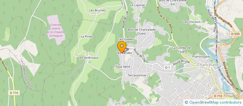 localisation de l'entreprise MONSIEUR NATHAN BELARBRE  CHANCELADE