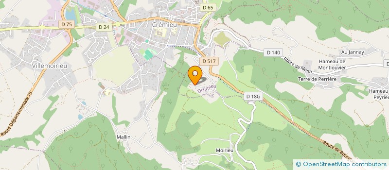 localisation de l'entreprise MONSIEUR NATHAN BELLE  DIZIMIEU