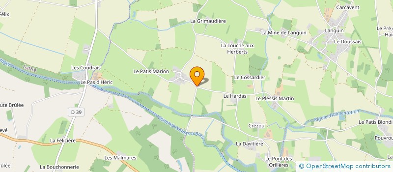 localisation de l'entreprise MONSIEUR NATHAN BENICHOU  NORT-SUR-ERDRE