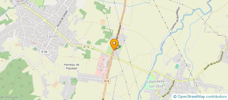 localisation de l'entreprise MONSIEUR NATHAN BENITEZ  LAGARDELLE-SUR-LEZE