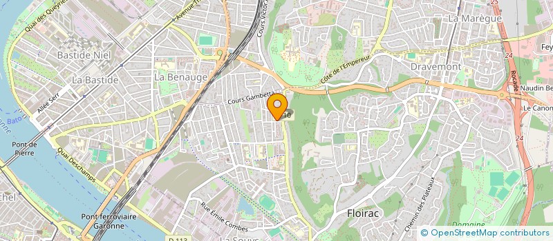 localisation de l'entreprise MONSIEUR NATHAN BENMOUSSA  FLOIRAC