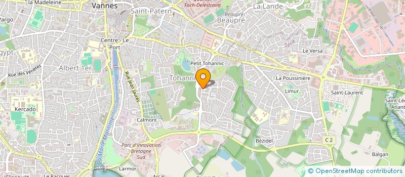 localisation de l'entreprise MONSIEUR NATHAN BENOIT à VANNES