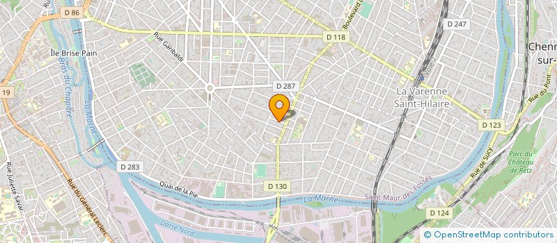 localisation de l'entreprise MONSIEUR NATHAN BERCOVITZ  SAINT-MAUR-DES-FOSSES