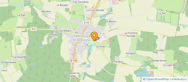 localisation de l'entreprise MONSIEUR NATHAN BERNARD  LA MEILLERAYE-DE-BRETAGNE