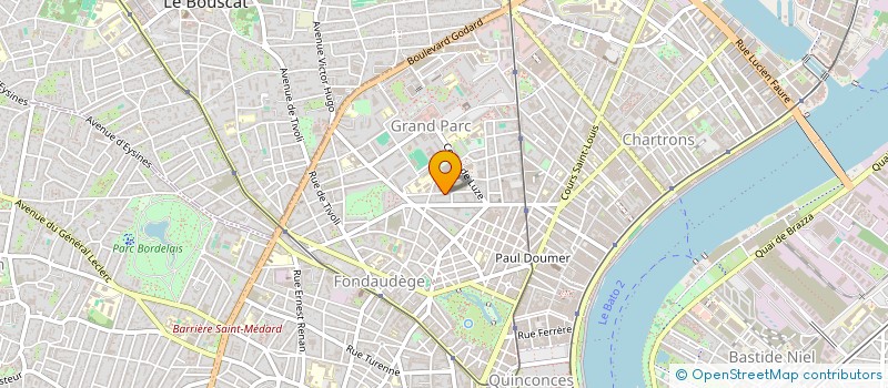 localisation de l'entreprise MONSIEUR NATHAN BERNARD  BORDEAUX