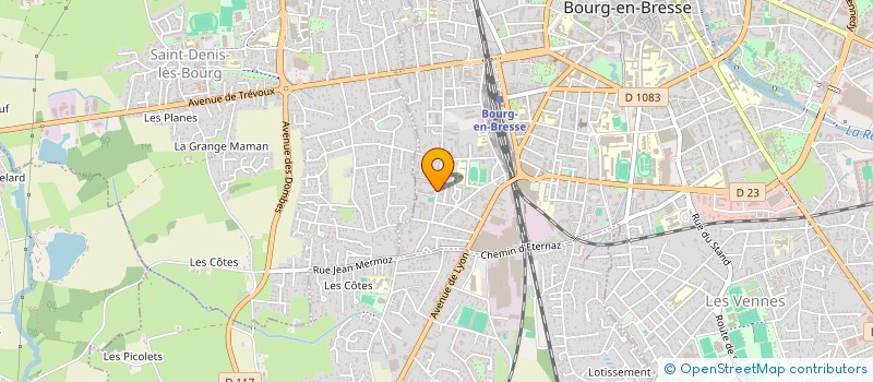 localisation de l'entreprise MONSIEUR NATHAN BERTHIER à BOURG-EN-BRESSE