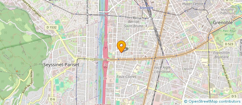 localisation de l'entreprise MONSIEUR NATHAN BERTHOLIO à GRENOBLE