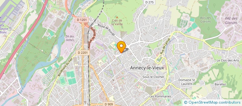 localisation de l'entreprise MONSIEUR NATHAN BINET-ZAMOUM à ANNECY
