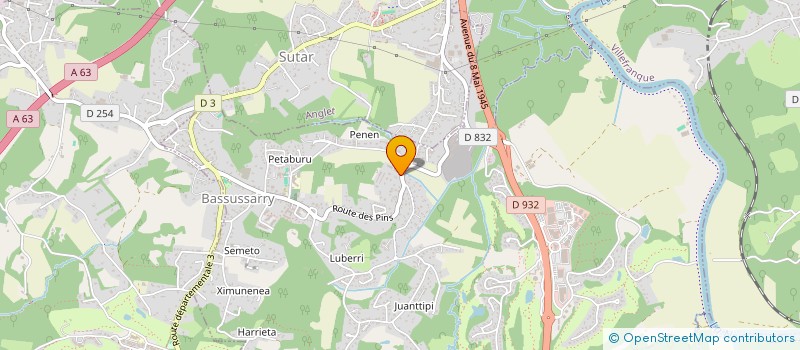 localisation de l'entreprise MONSIEUR NATHAN BLANCHARD  BASSUSSARRY