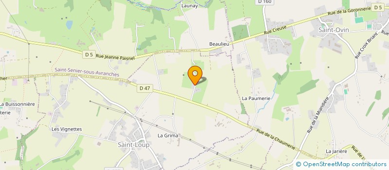localisation de l'entreprise MONSIEUR NATHAN BLANDIN à SAINT-LOUP