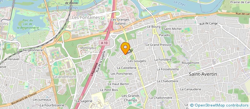 localisation de l'entreprise MONSIEUR NATHAN BLOND  SAINT-AVERTIN