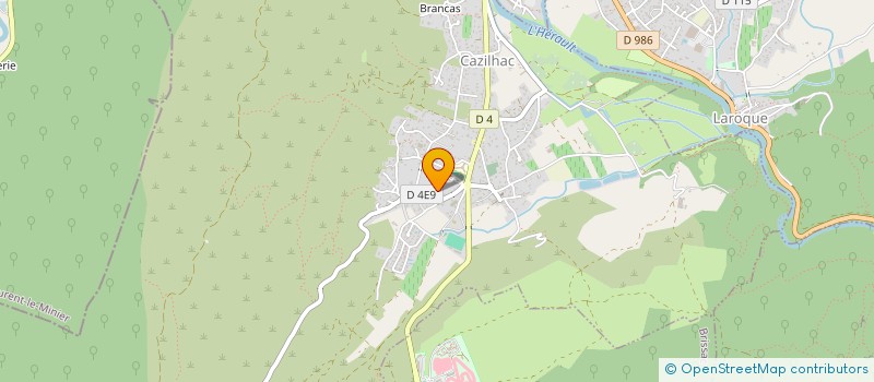 localisation de l'entreprise MONSIEUR NATHAN BLONDEL  CAZILHAC