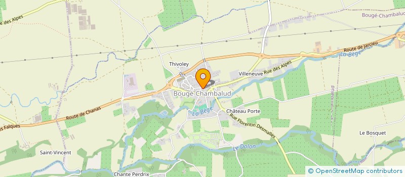 localisation de l'entreprise MONSIEUR NATHAN BONNETON  BOUGE-CHAMBALUD