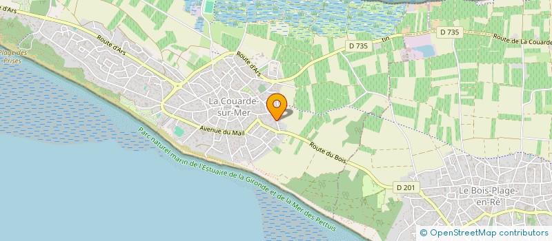 localisation de l'entreprise MONSIEUR NATHAN BORDIN  LA COUARDE-SUR-MER