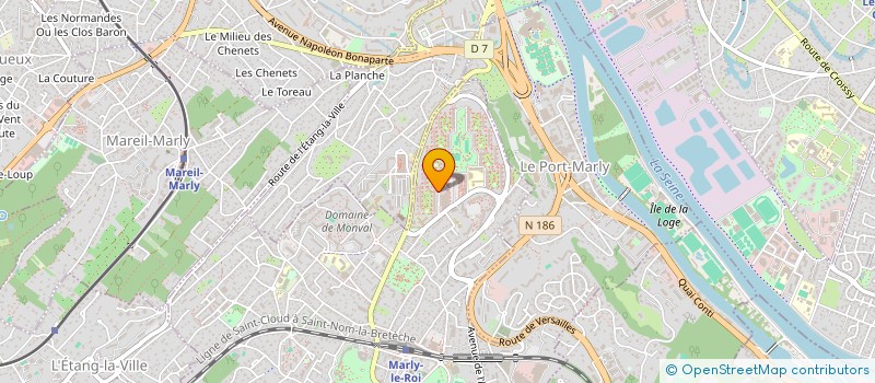 localisation de l'entreprise MONSIEUR NATHAN BOUAH  MARLY-LE-ROI