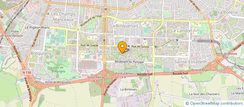 localisation de l'entreprise MONSIEUR NATHAN BOUVET à RENNES