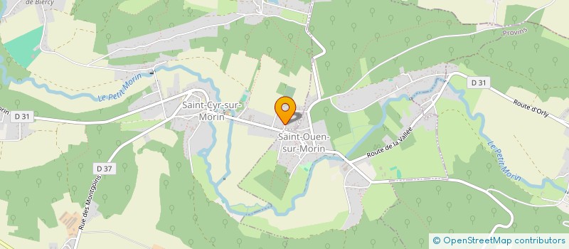 localisation de l'entreprise MONSIEUR NATHAN CHABLAIS  SAINT-CYR-SUR-MORIN