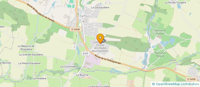 localisation de l'entreprise MONSIEUR NATHAN CHATEAU  CHEFFOIS