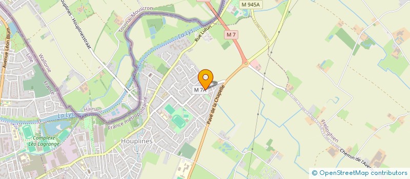 localisation de l'entreprise MONSIEUR NATHAN CHAUWIN  HOUPLINES