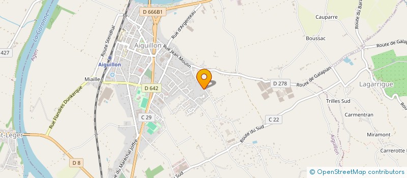 localisation de l'entreprise MONSIEUR NATHAN CHRISTOL  AIGUILLON