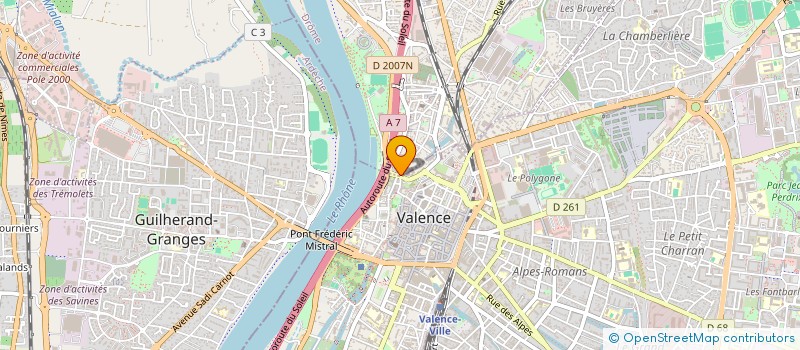 localisation de l'entreprise MONSIEUR NATHAN COMBOROURE  BOURG-LES-VALENCE